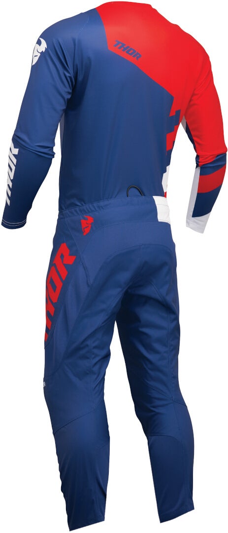 Thor Sector Checker Jeugd Motorcross broek blauw/wit/rood 28 Figuur 5