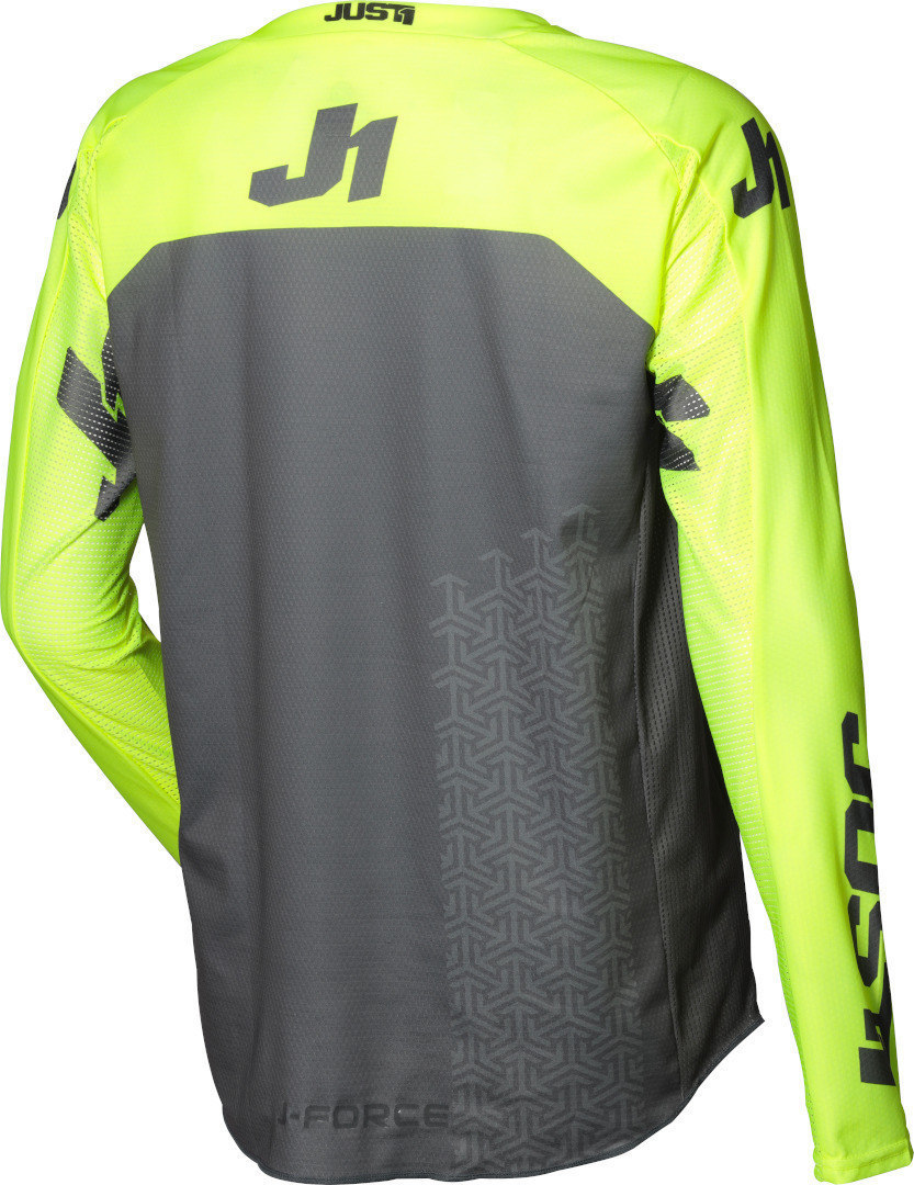 Just1 J-Force Terra Motocross Jersey grå/gul S Figur 2