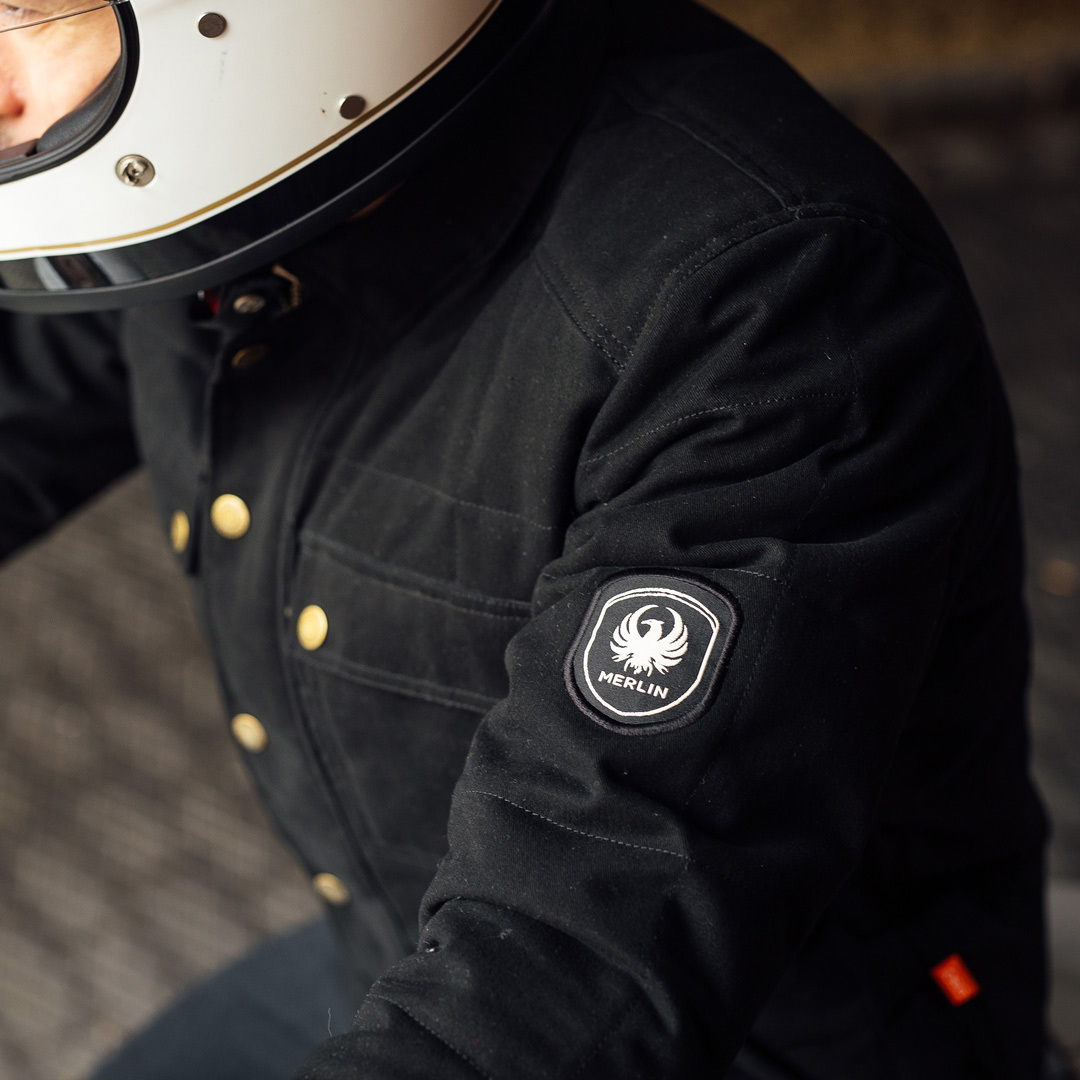 Merlin Codsall Baffle Riding Motorcycle Textile Jacket black M Figure 3
