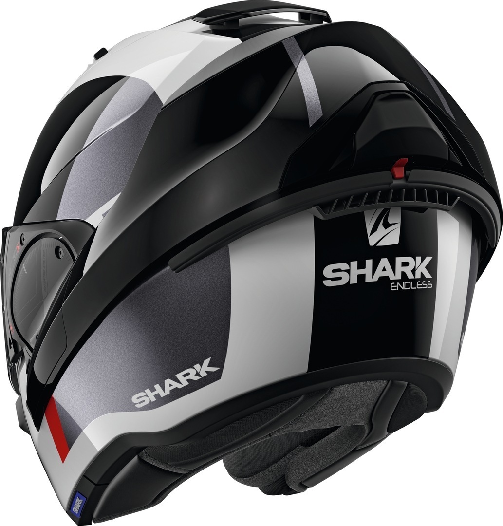 Shark Evo-ES Endless Přilba černobílá M (57/58) Obrázek 5