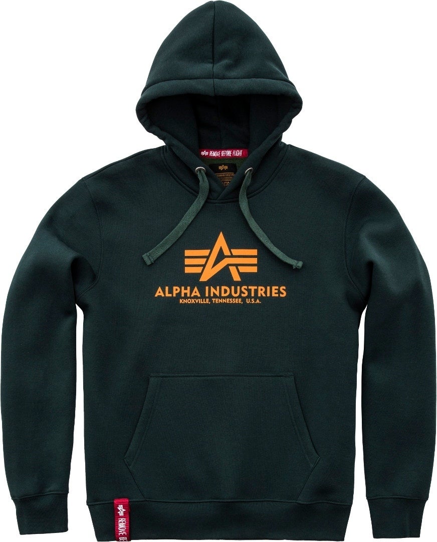 Alpha Industries Basic Hoodie dark green XXL Figure 1