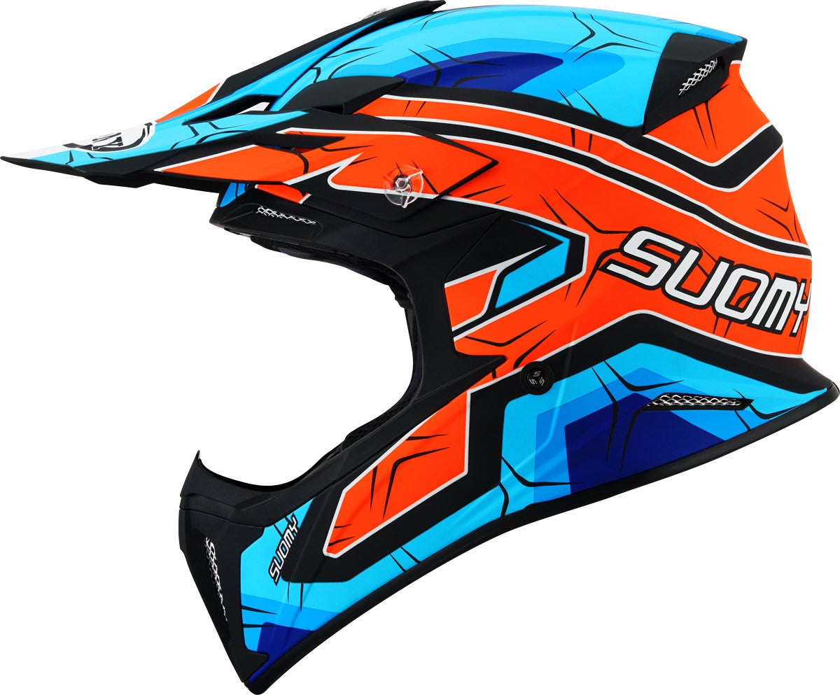 Suomy X-Wing Subatomic Motocross Helm orange/blau S (55/56) Abbildung 6
