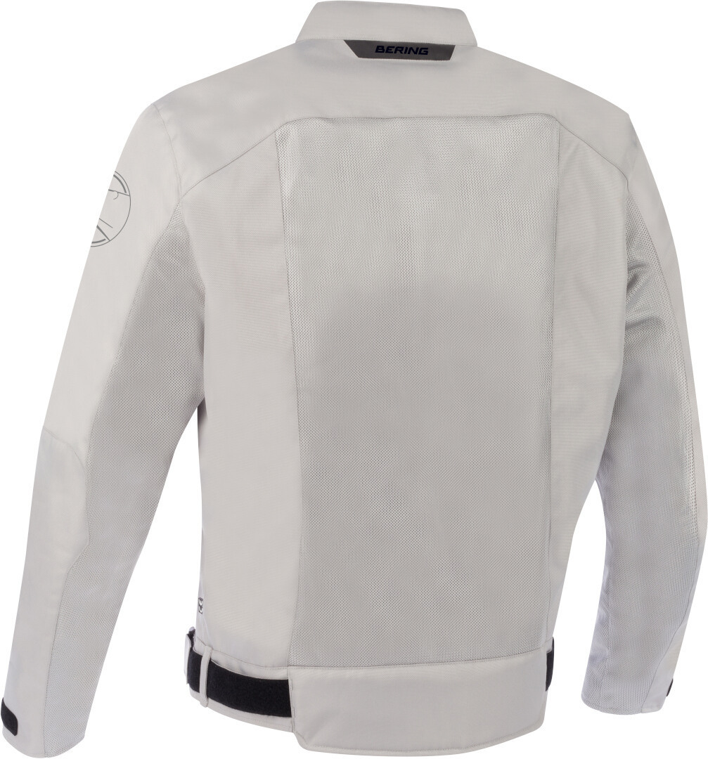 Bering Nelson Motorfiets textiel jas Zilver L Figuur 2