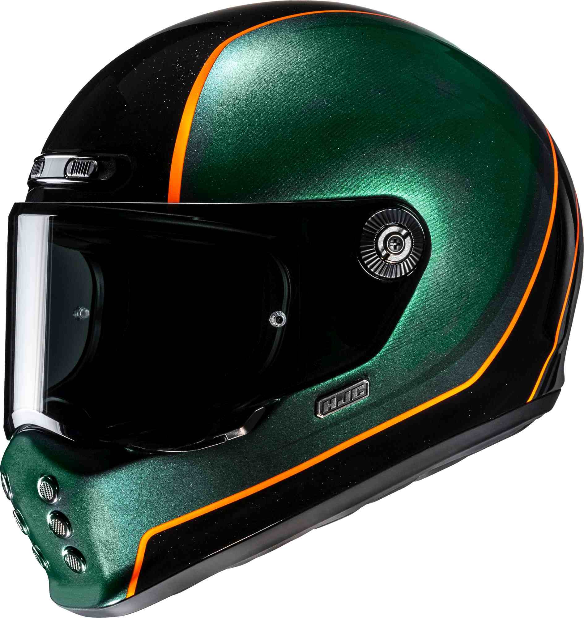HJC V10 Hodu Casque Vert/Noir/Orange XXL (62/63) Figure 1