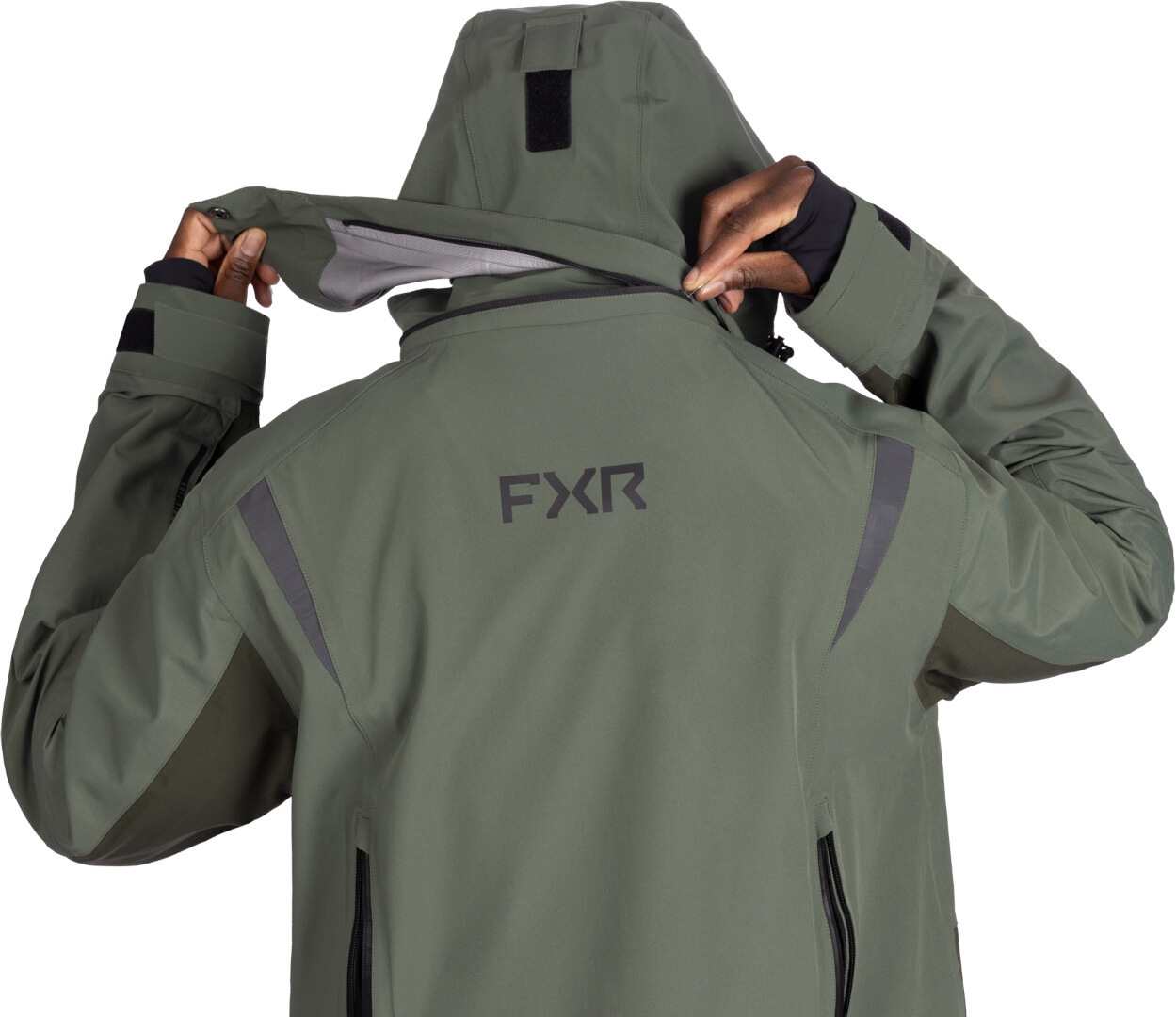 FXR Ridge Pro Trilaminate 2025 Snowmobile Jacket olive M Figure 2