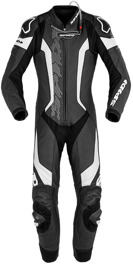 Spidi Laser Pro One Piece Perforated Motorcycle Leather Suit black/white 56 Figure 1
