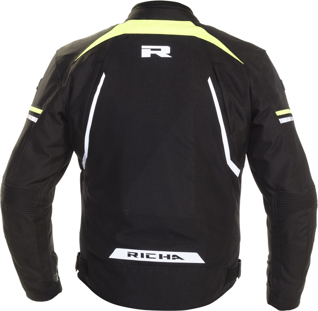 Richa Gotham 2 veste textile de moto imperméable noir/jaune M Figure 2