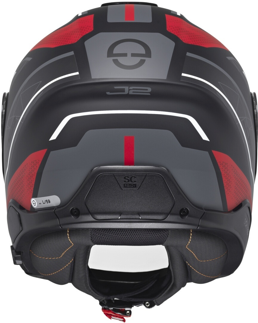 Schuberth J2 Sigma Jethelm anthrazit/rot L (59) Abbildung 4