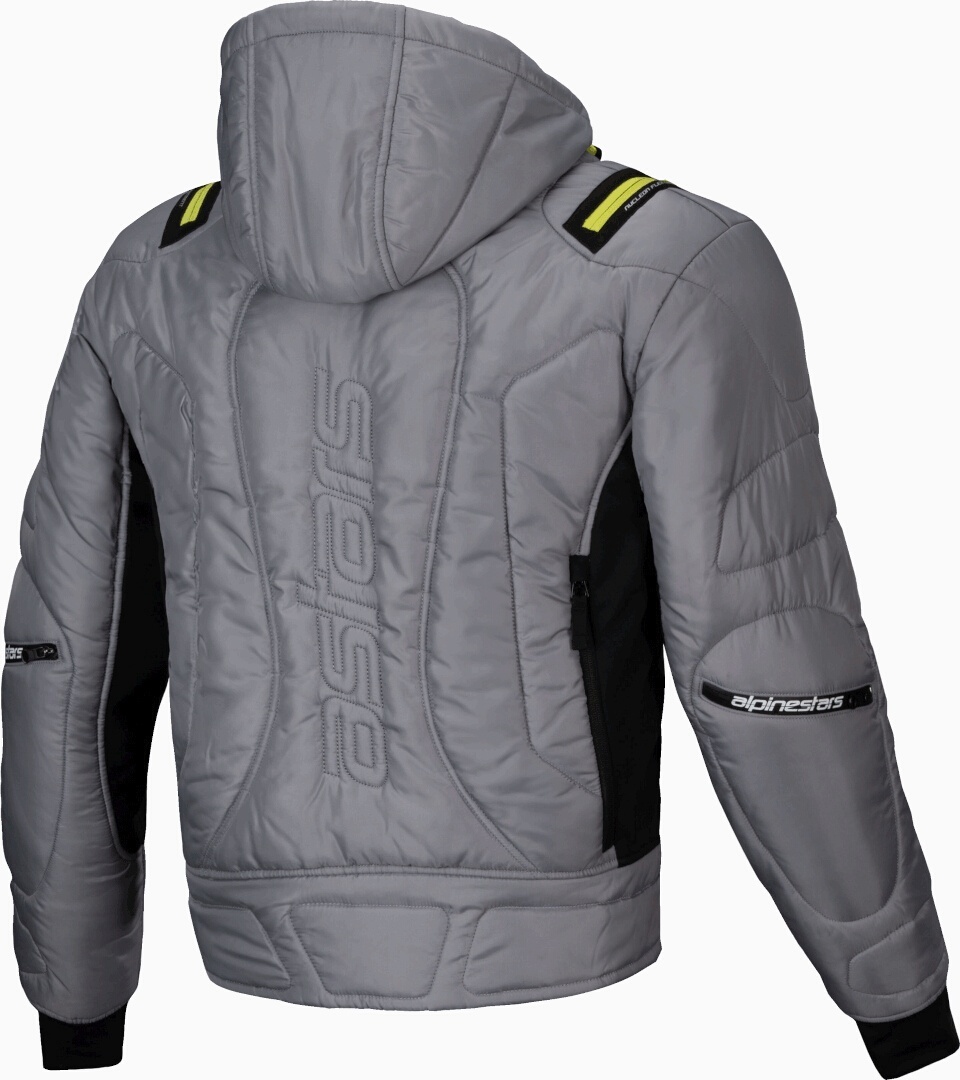 Alpinestars Mohobbs waterproof Motorcycle Textile Jacket grey/yellow M Figure 3