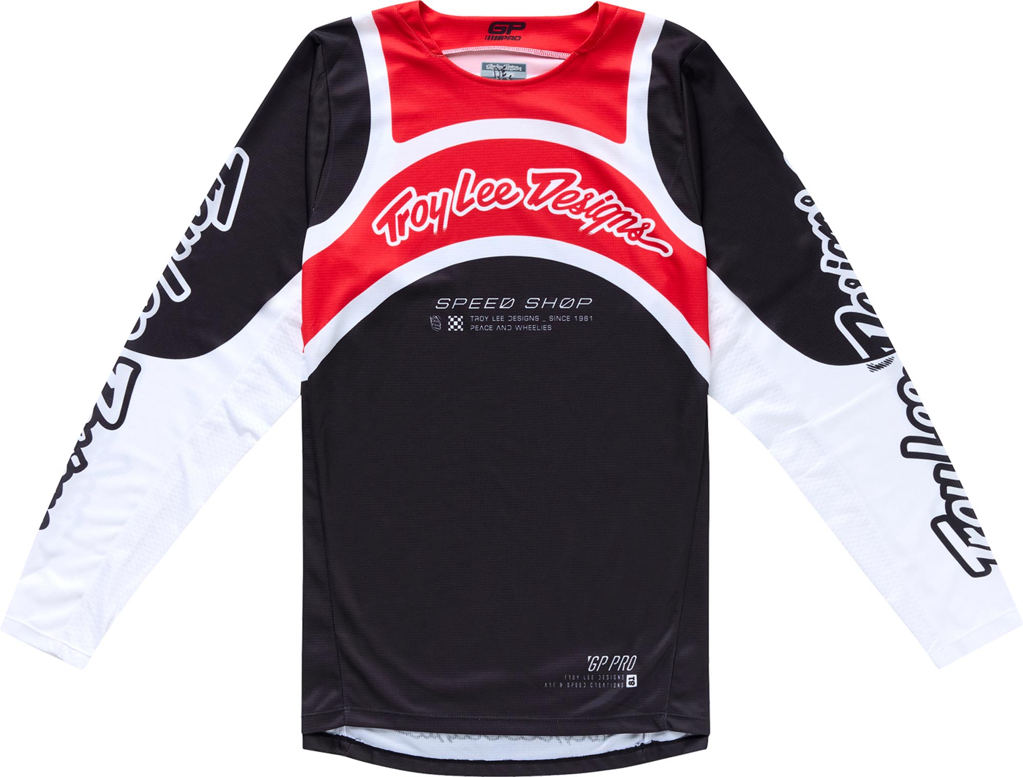 Troy Lee Designs GP Pro Swerve Motocross Jersey black/red 2XL Figure 1