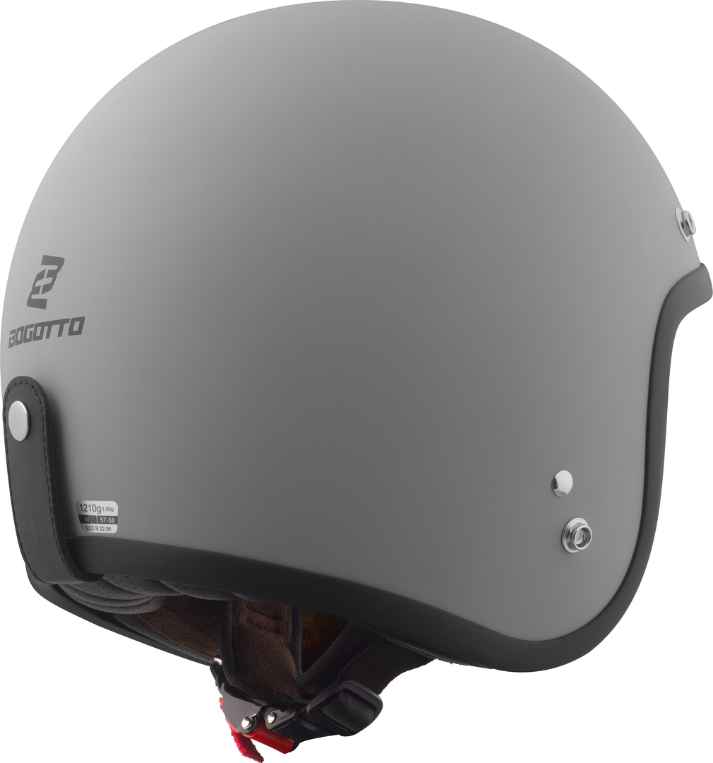 Bogotto H541 Solid Casque jet Gris mat XL Figure 3