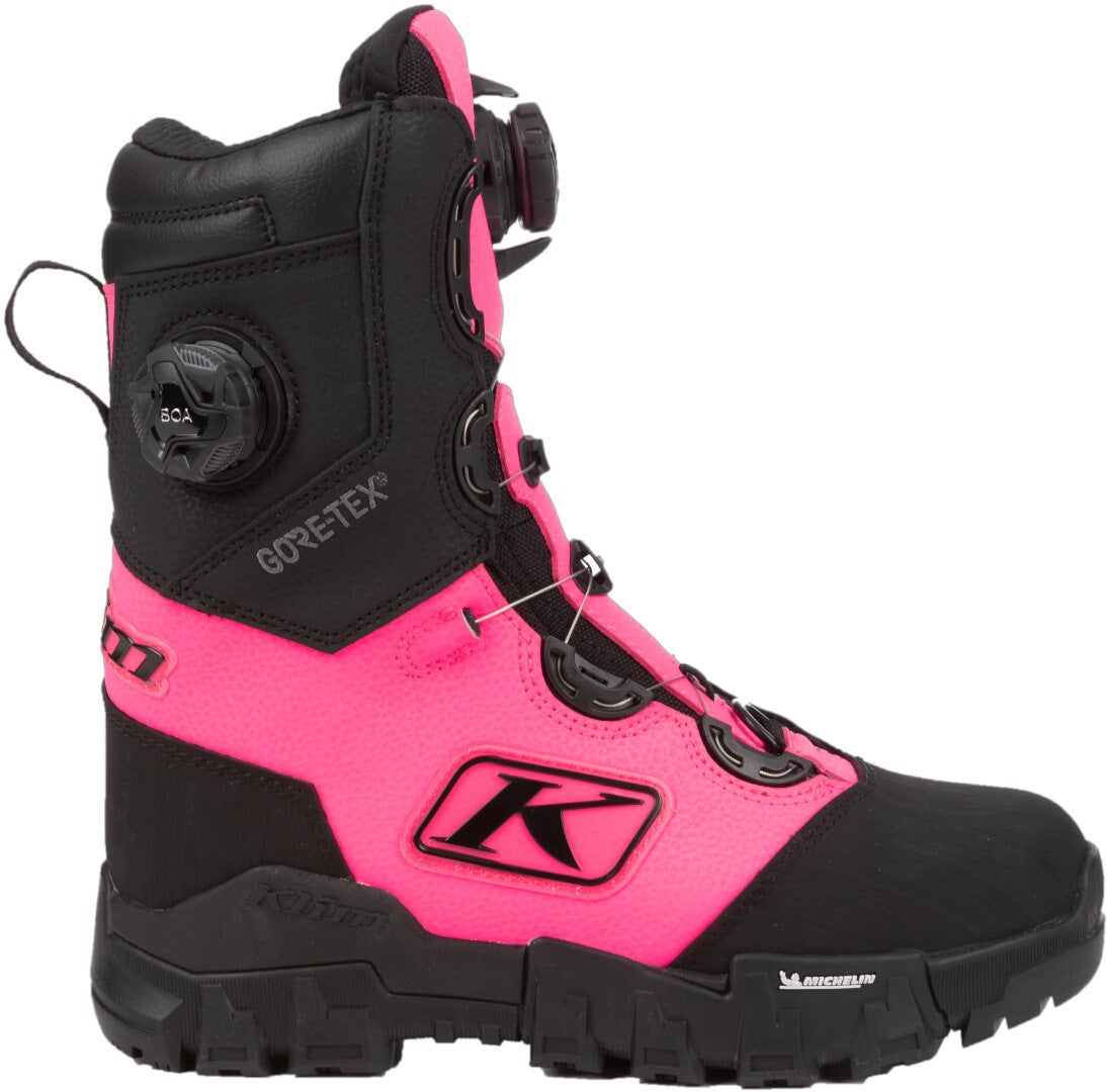 Klim Adrenaline Pro S GTX BOA Botas Snowmobile preto/rosa 9 Figura 9