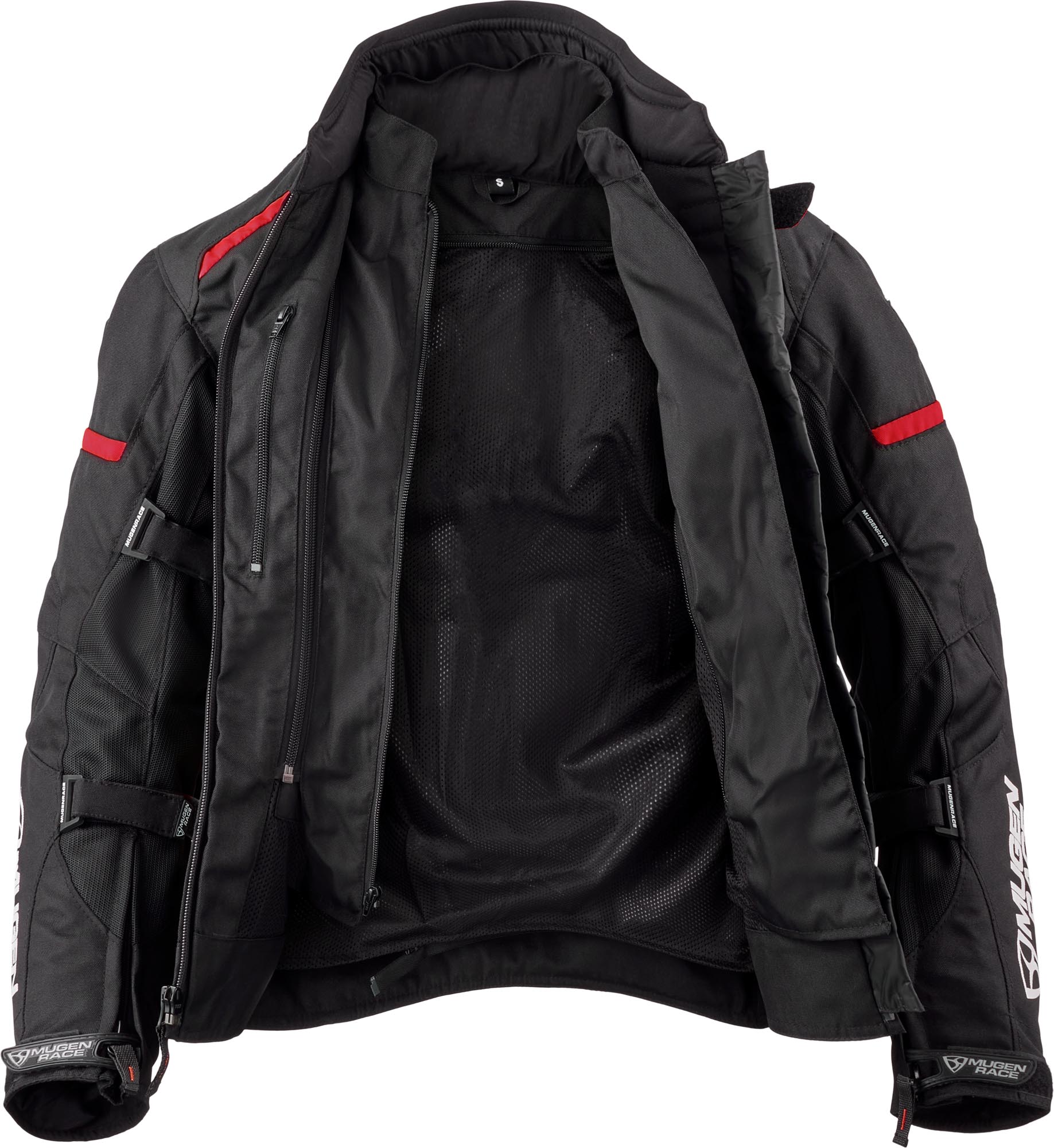 MUGENRACE Fuggire-A vattentät damer motorcykel textil jacka svart/röd S Figur 5