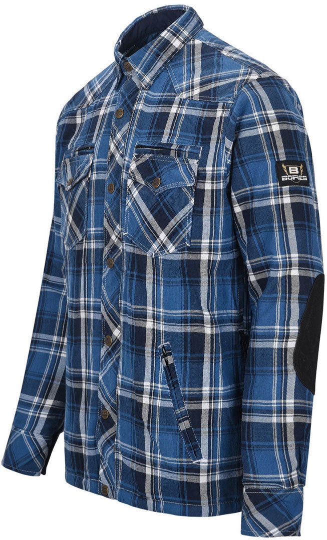 Bores Lumberjack Premium Camicia da moto blu/bianco 8XL Figura 2