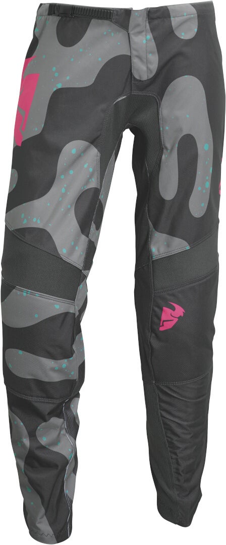 Thor Sector Disguise Motocross bukser til damer grå/pink 5/6 Figur 1