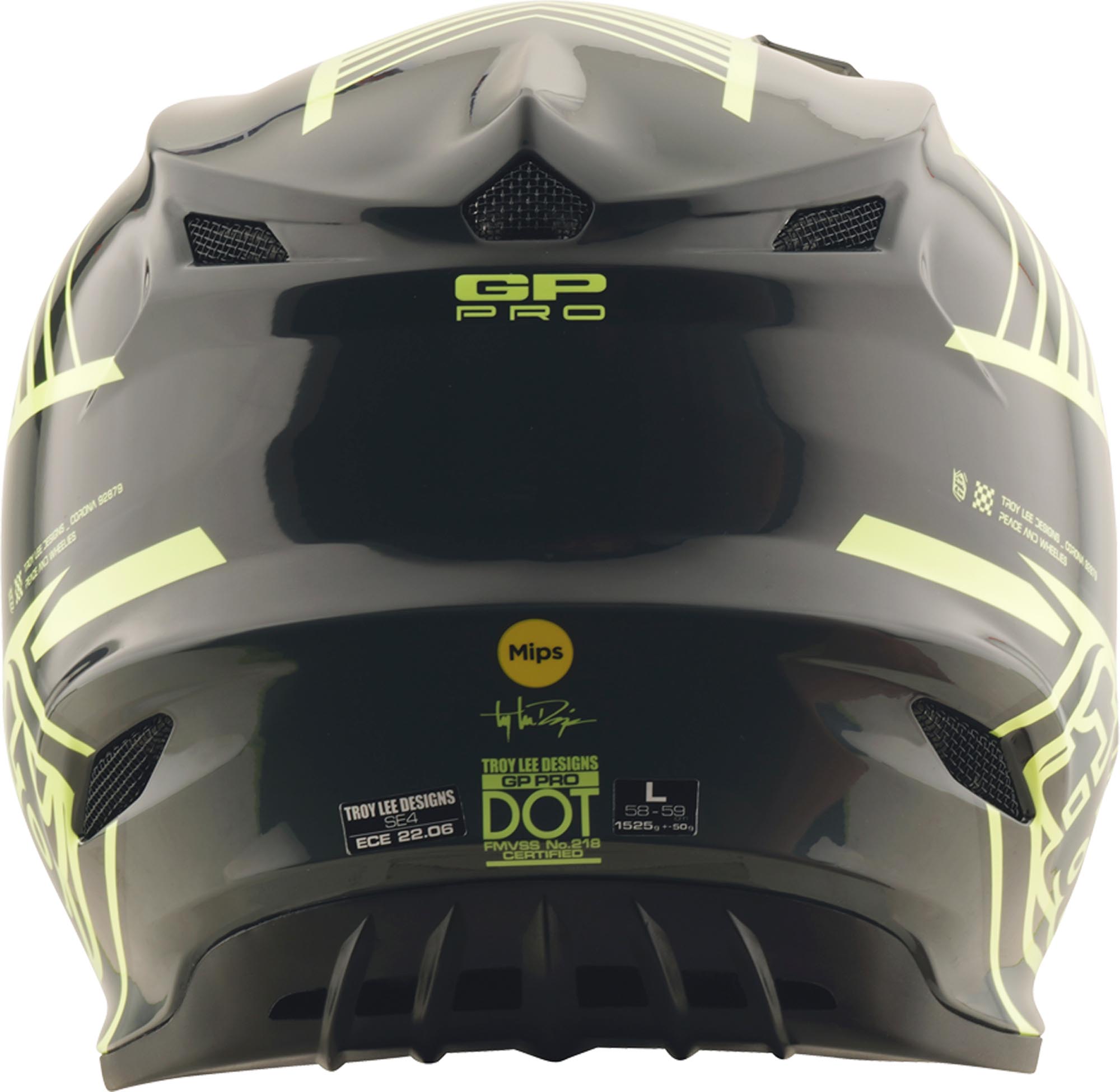 Side view of Troy Lee Designs GP Pro MIPS Segment Motocross Helmet