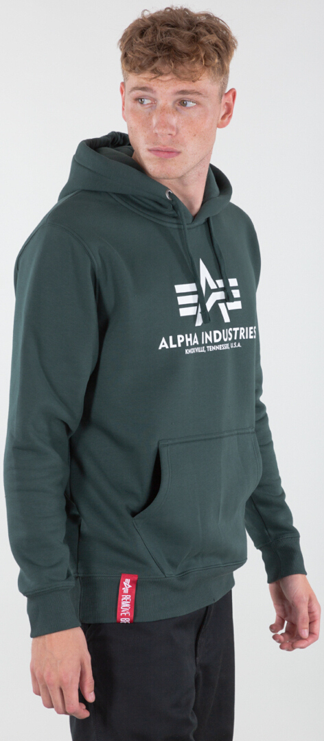 Alpha Industries Basic Суитшърт Военен зелен L Фигура 4