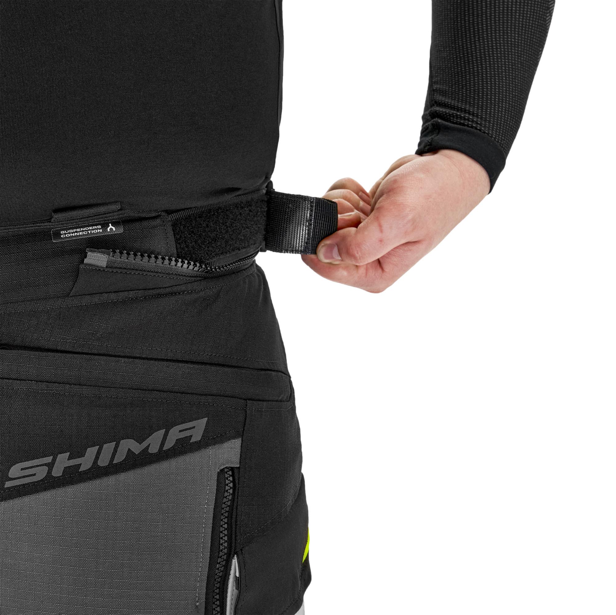SHIMA Tracker Motorrad Textilhose grau 4XL Abbildung 12