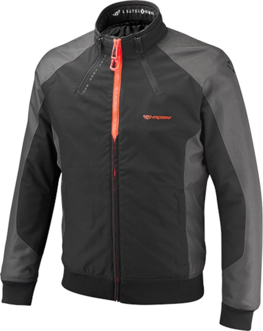 Ixon Siwa waterproof Motorcycle Textile Jacket black/anthracite/red M Figure 1