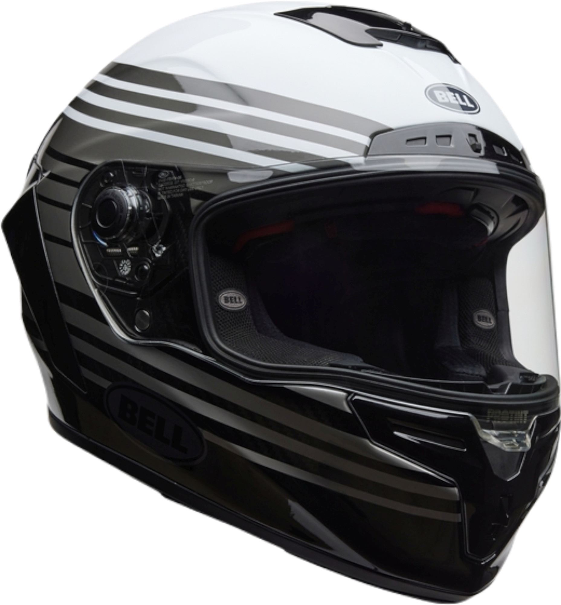 Bell Race Star DLX RSD Dash Carbon Casco nero/bianco/grigio M Figura 1