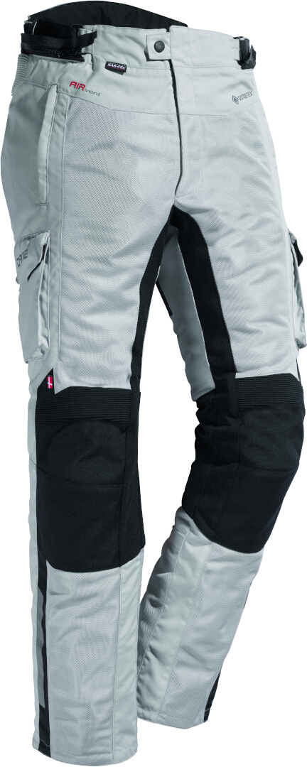 DANE Drakar waterproof Motorcycle Textile Pants light grey 106 Figure 1