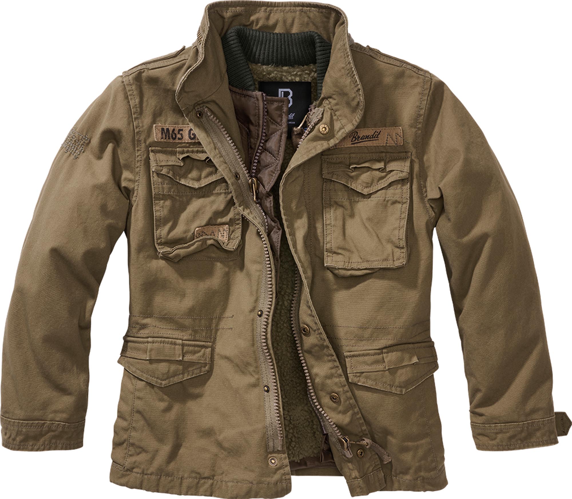 Brandit M65 Giant Kids Jacket olive 146-152 Figure 1