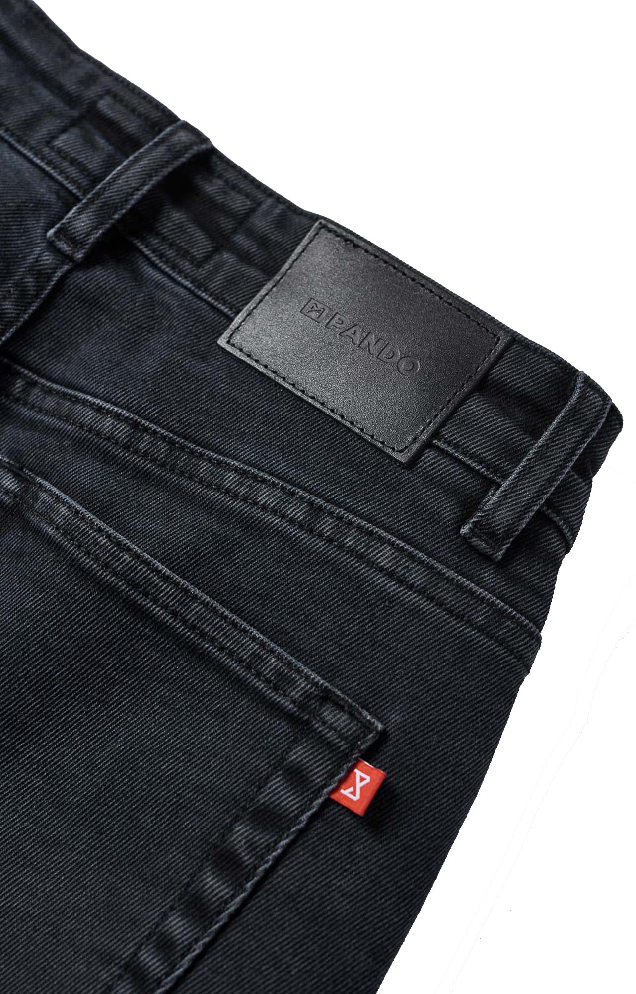 Pando Moto Kaya Slim Graphite Dames Motorjeans 26/30 Figuur 14
