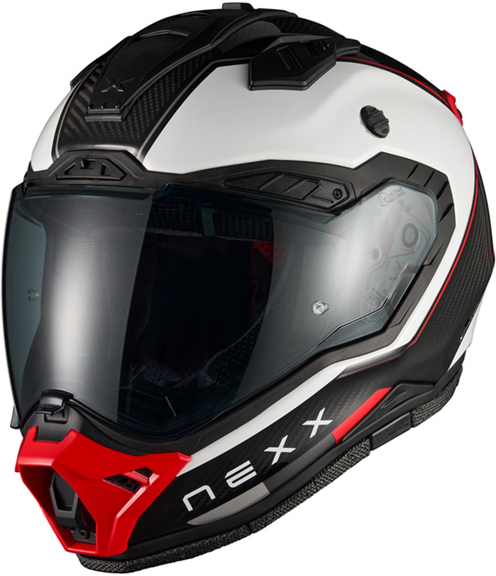Nexx X.Rally Raid Carbon Enduro Helm schwarz/weiß/rot XL (61/62) Abbildung 4