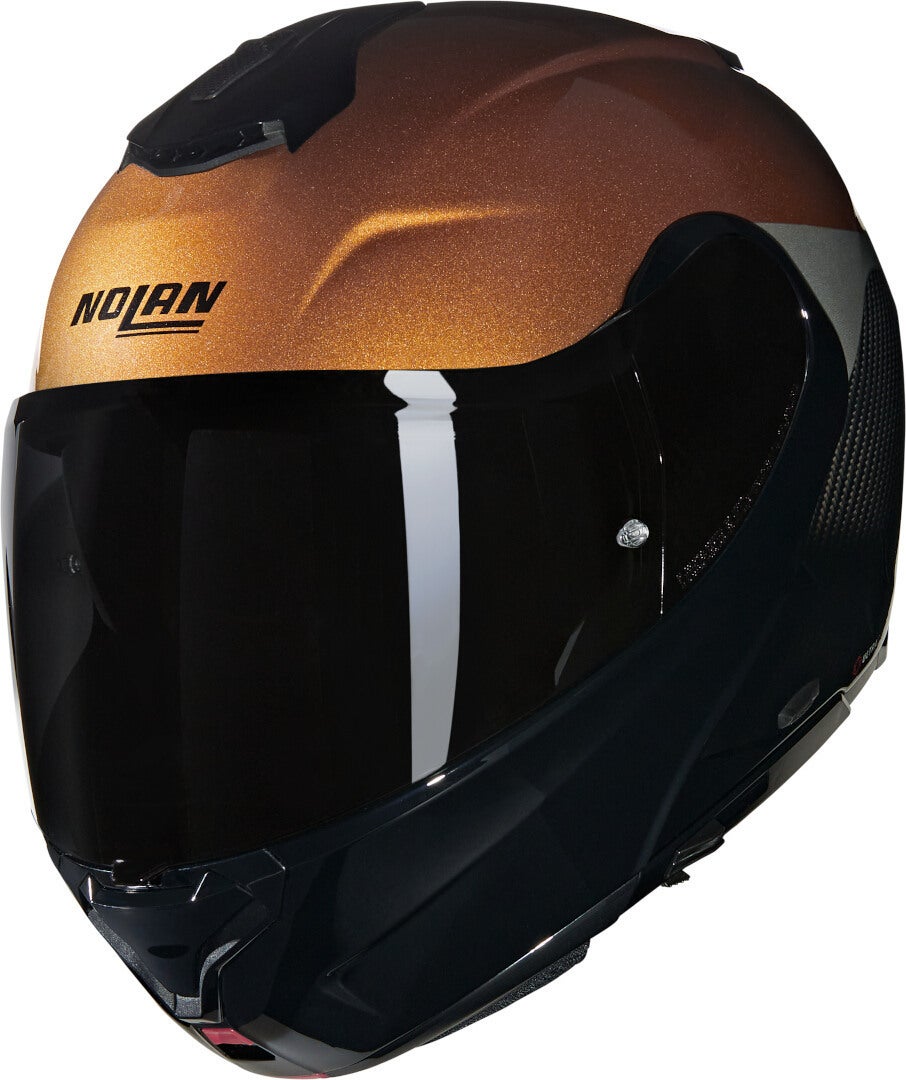 Nolan X-1005 Ultra Carbon Verniciatura Speciale N-Com Helm schwarz/ocker S (56) Abbildung 1