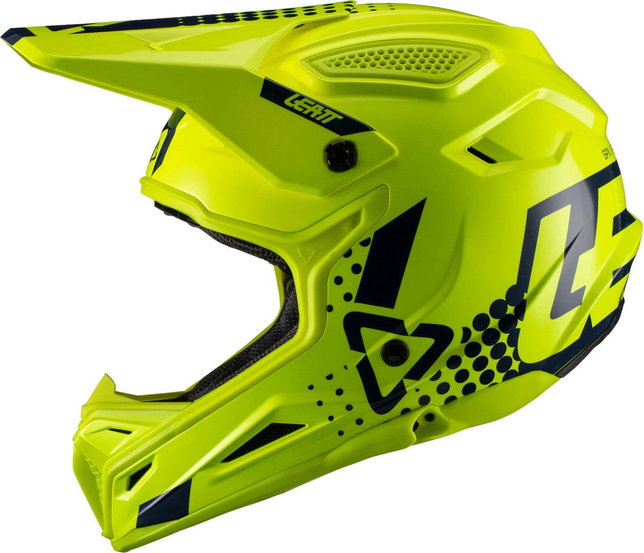 Leatt GPX 4.5 V20.2 Casco Motocross Giallo neon S (55/56) Figura 3