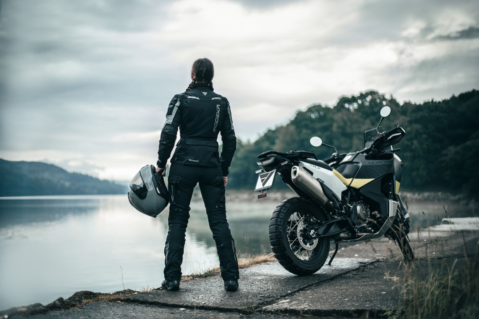 Modeka Hydron imperméable Mesdames Moto Textile Pantalon 46 Figure 5