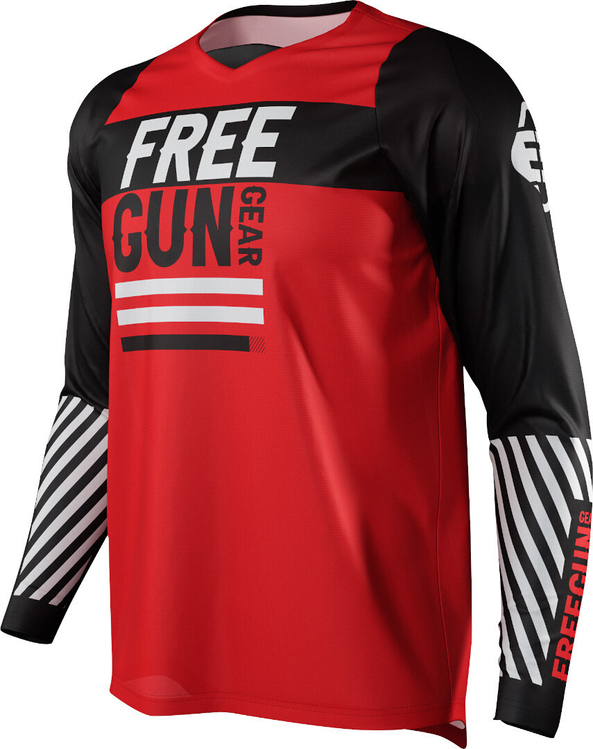 Freegun Devo Danger Motokrosový dres červená/černá XL Obrázek 1