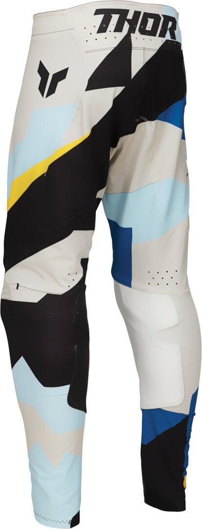 Thor Sportmode Brave Motocross bukser sort/blå/gul 40 Figur 3