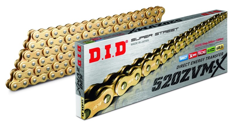 D.I.D Transmissionskedja 520ZVM-X 520 Figur 2