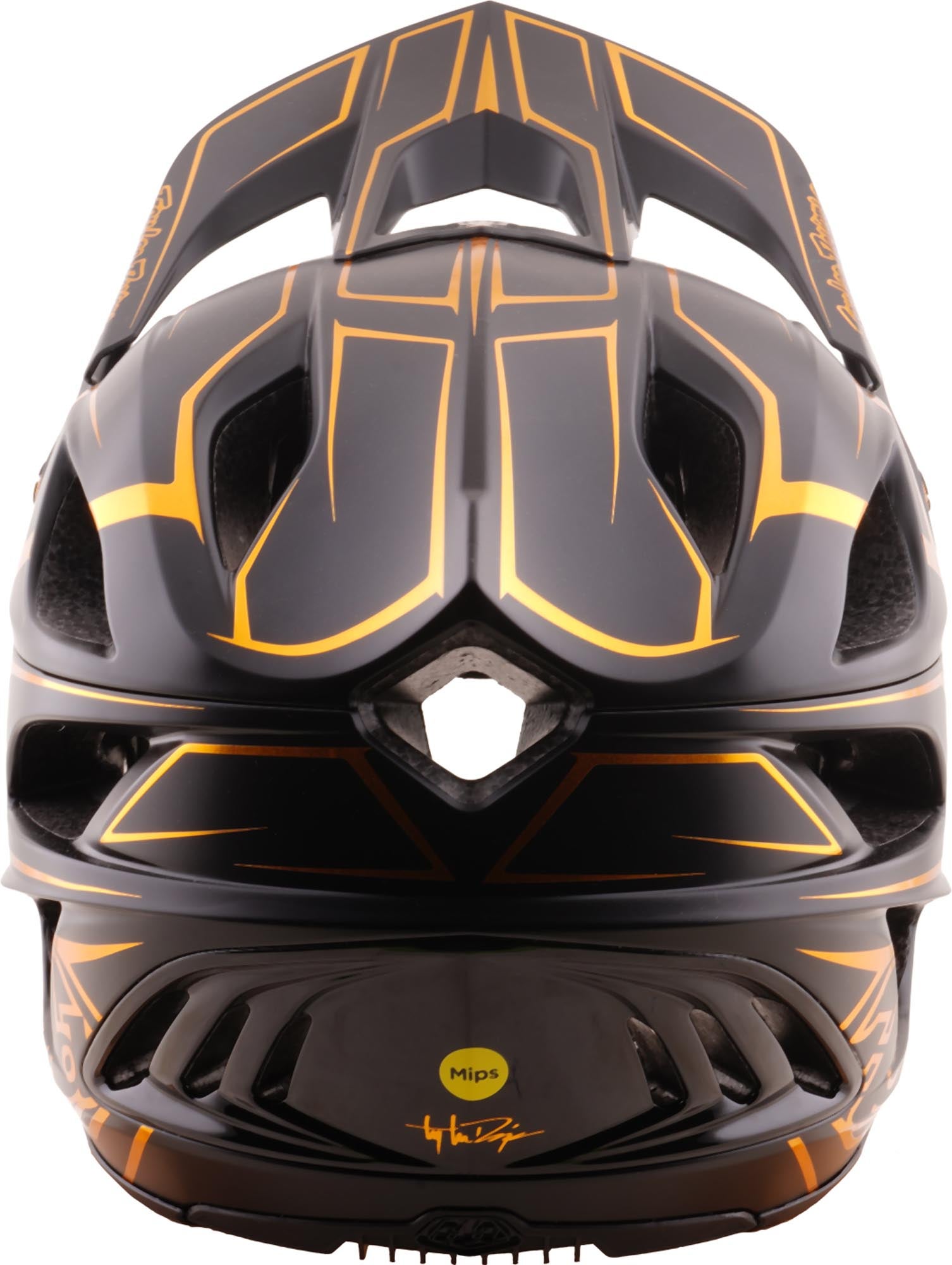 Troy Lee Designs Stage Stunt MIPS Pinstripe nero/oro XS-S (54/56) Figura 5