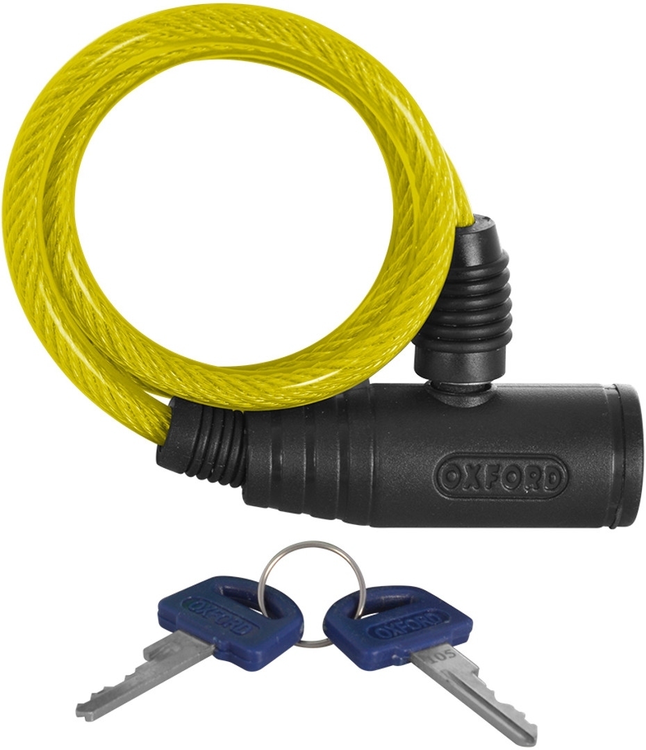 Oxford Bumper Cable Lock yellow Figure 1