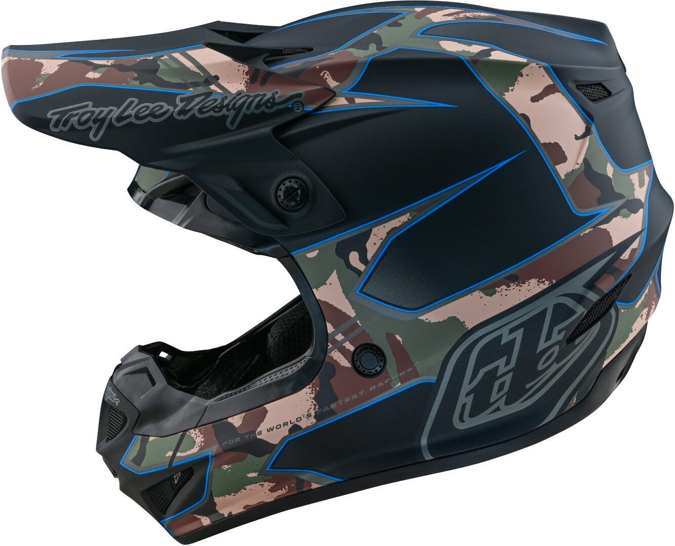 Troy Lee Designs SE4 Polyacrylite Matrix MIPS Casco da motocross nero/mimetismo XL (60/61) Figura 2