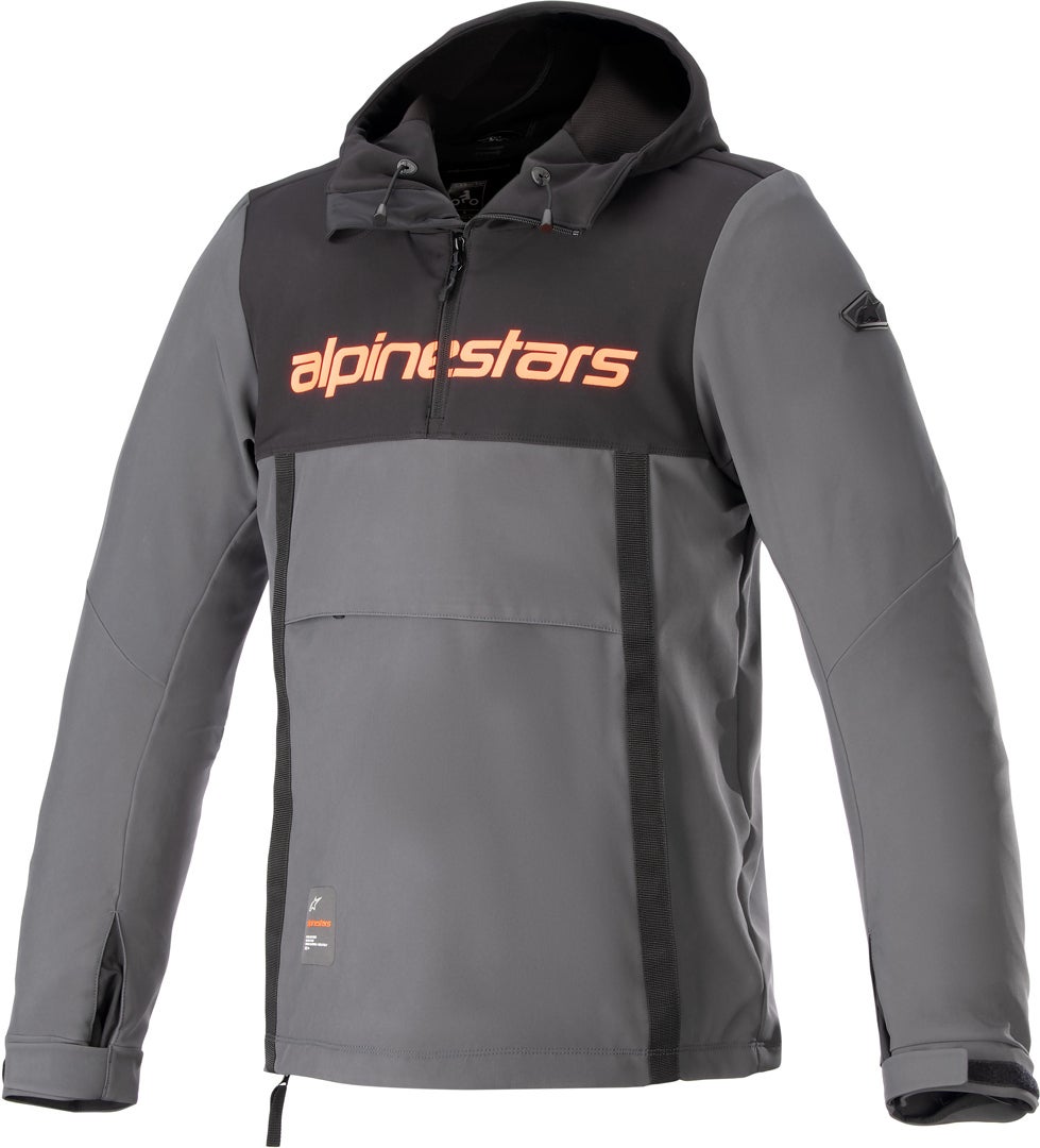 Alpinestars Sherpa Motorcycle Textile Jacket black/grey/red 4XL Figure 1