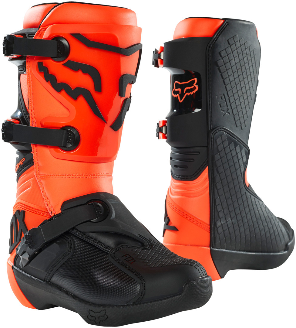 FOX Comp Unge Motocross Støvler orange/sort 3 Figur 1