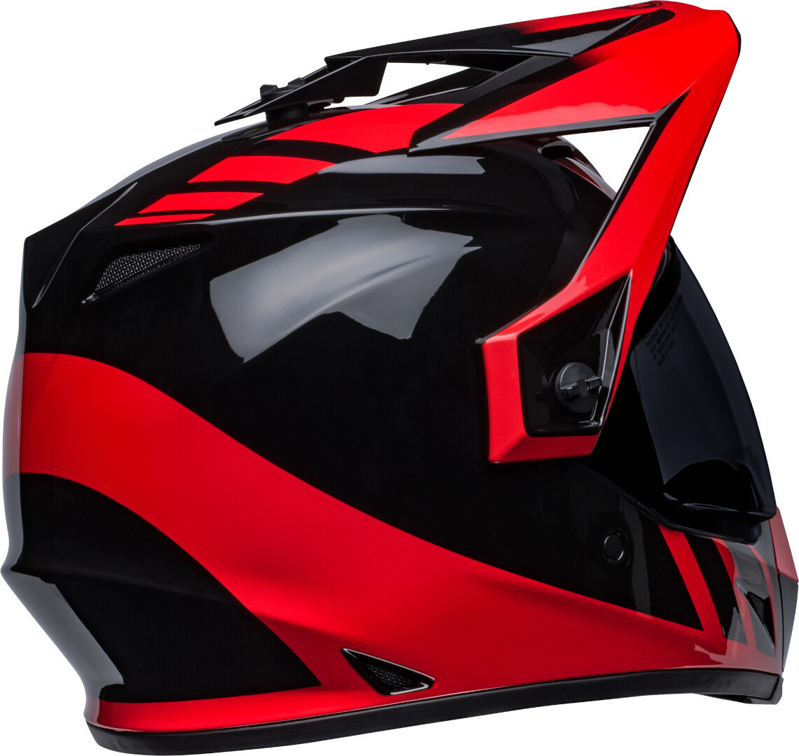 Bell MX-9 Adventure MIPS Dash Cască de motocross Negru/Roșu 2XL Figura 12