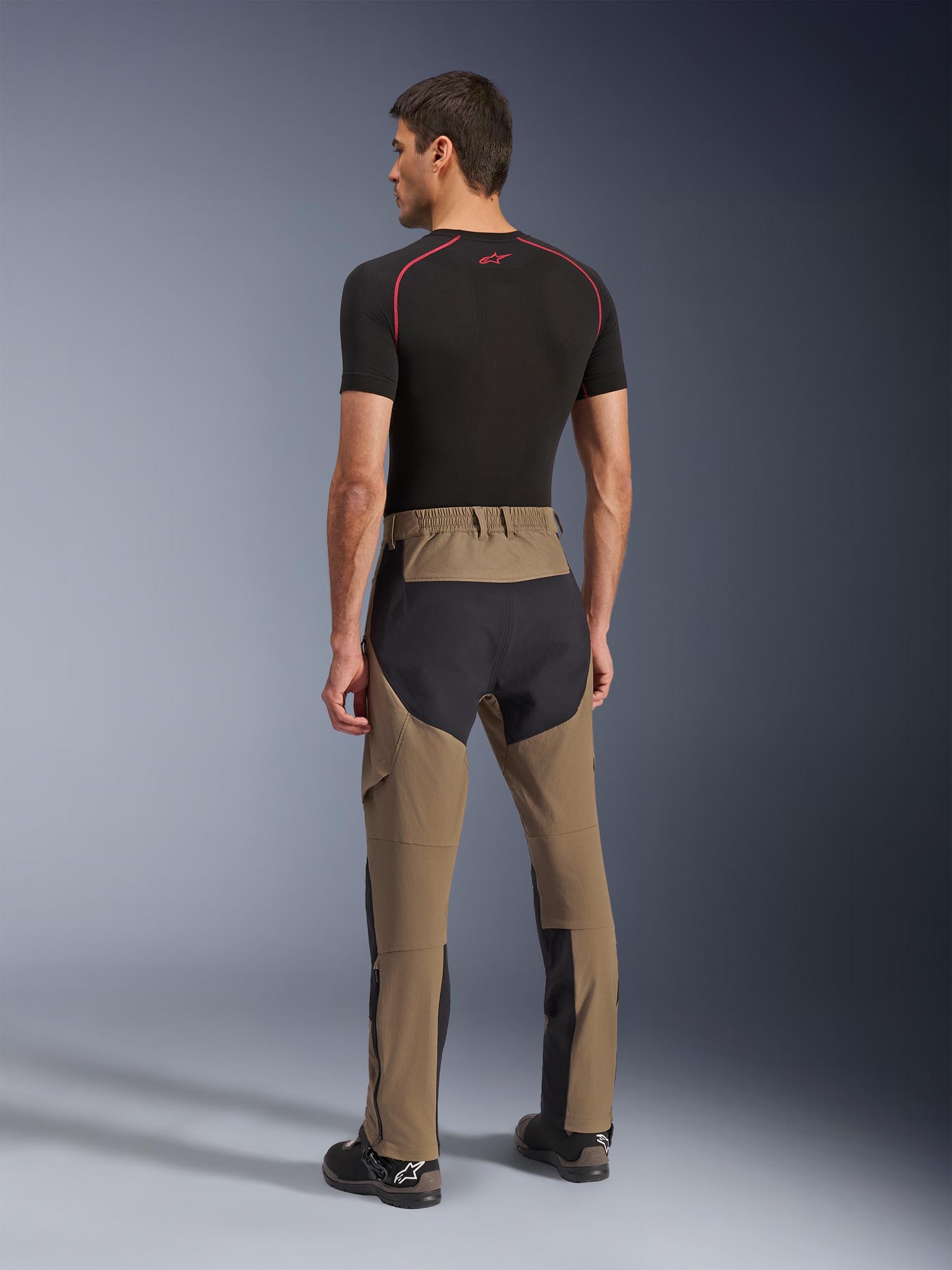 Alpinestars Flex-AST Explorer Motorcycle Textile Pants brown/black 3XL Figure 5