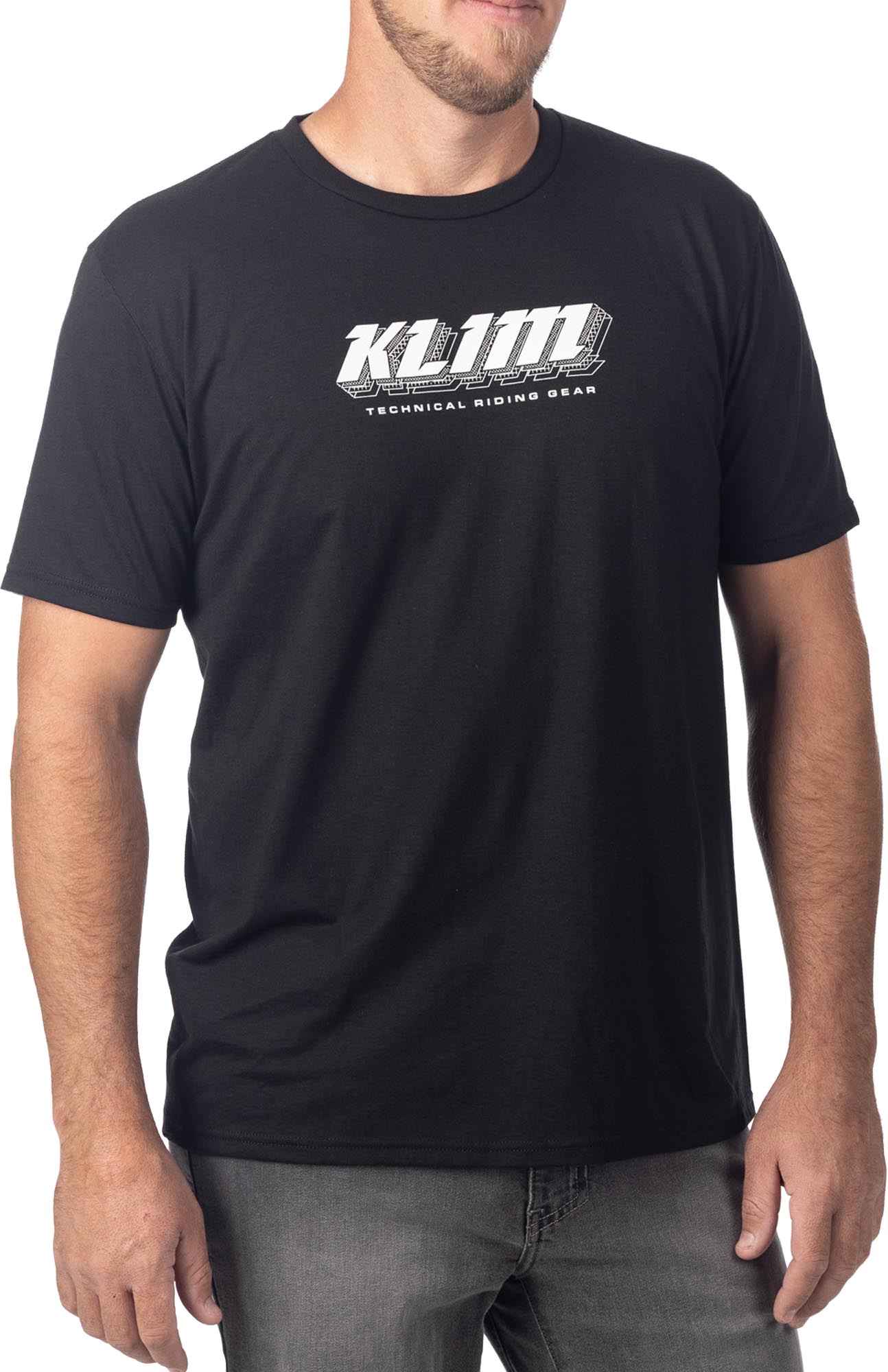 Klim Vision Tri-Blend Camiseta preto L Figura 1