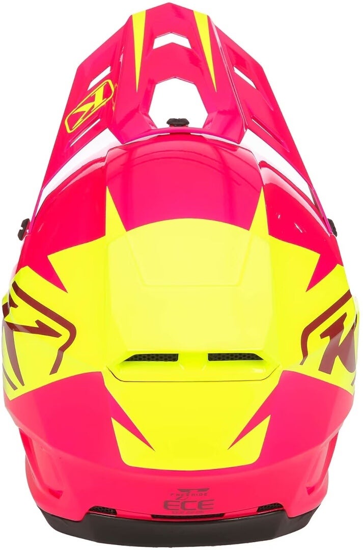 Klim T1 Freeride Casque de motoneige rose/jaune S (55/56) Figure 4
