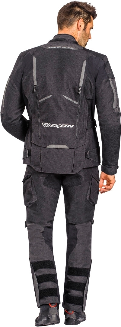 Ixon Ragnar Motorcycle Textile Pants black/grey XL Figure 4