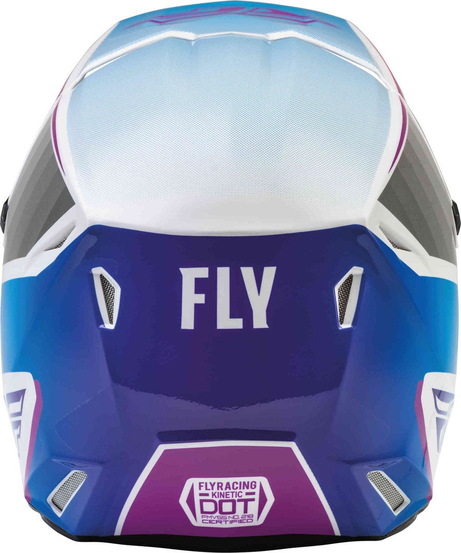 Fly Racing Kinetic Drift Motocross Helmet white/pink/blue M (57/58) Figure 3