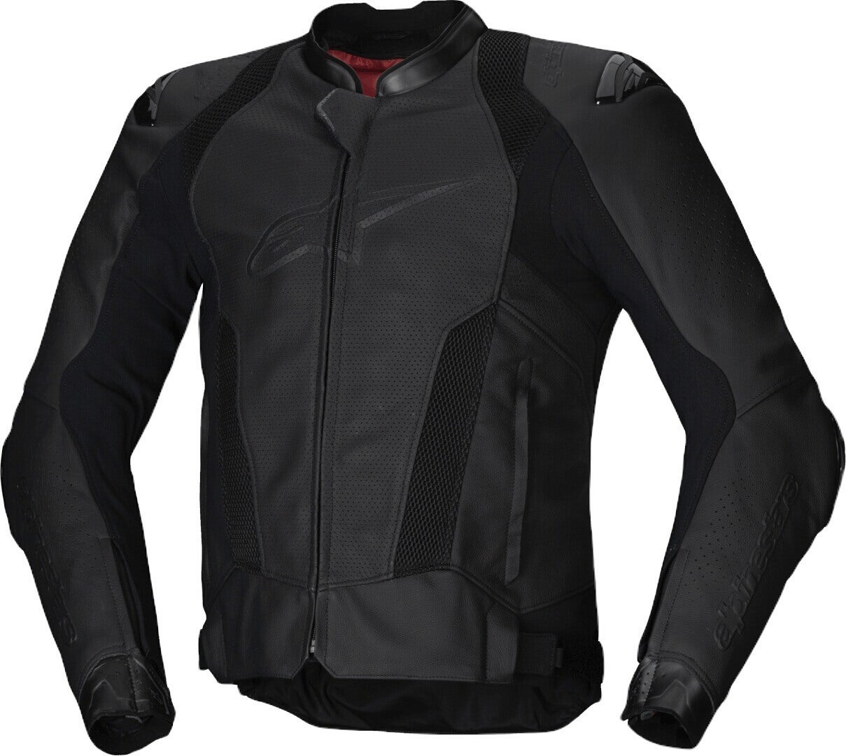 Alpinestars Missile V3 Airflow perforated Motorcycle Leather Jacket black 52 Figure 1