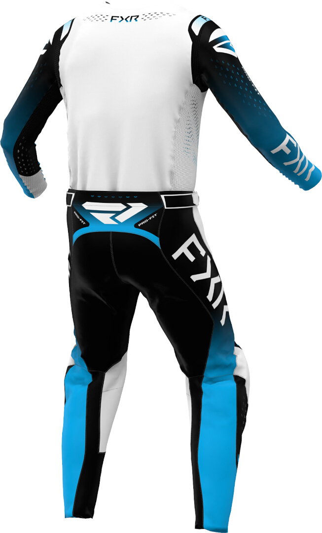 FXR Helium LE Tricou de motocross Alb/Albastru S Figura 4