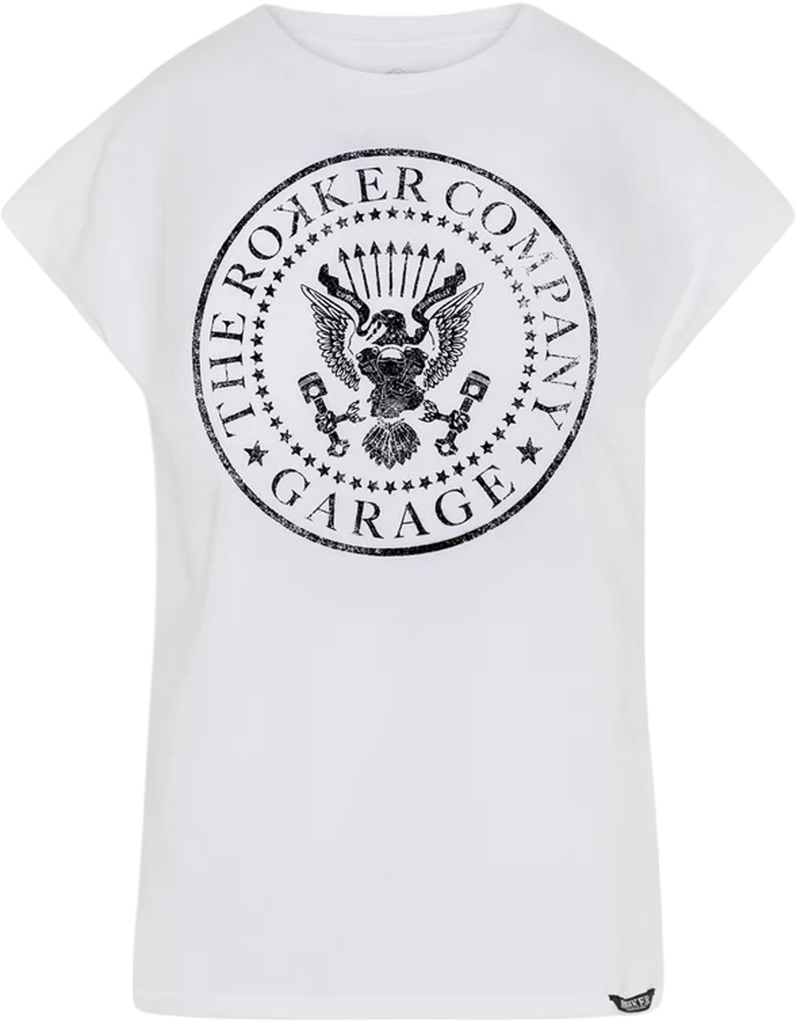 Rokker Johnny Ladies T-Shirt white M Figure 1