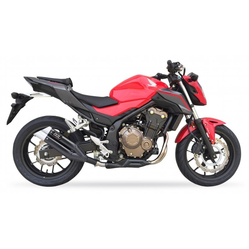 IXIL Dual Hyperlow L3XB Silenciador Aço Inoxidável Preto / Alumínio - Honda CBR500R - XH6334XB Figura 3