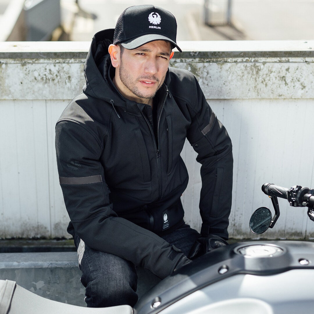 Merlin Flare D3O waterproof Motorcycle Textile Jacket black XXL Figure 5